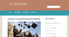 Desktop Screenshot of estudio-fera.com